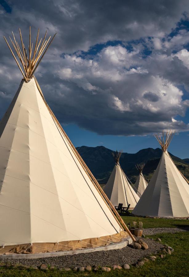 Dreamcatcher Tipi Hotel Gardiner Ngoại thất bức ảnh